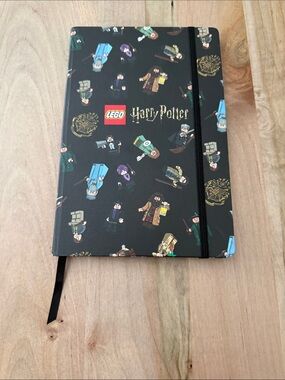 Lego Harry Potter Black Character Pattern Notebook